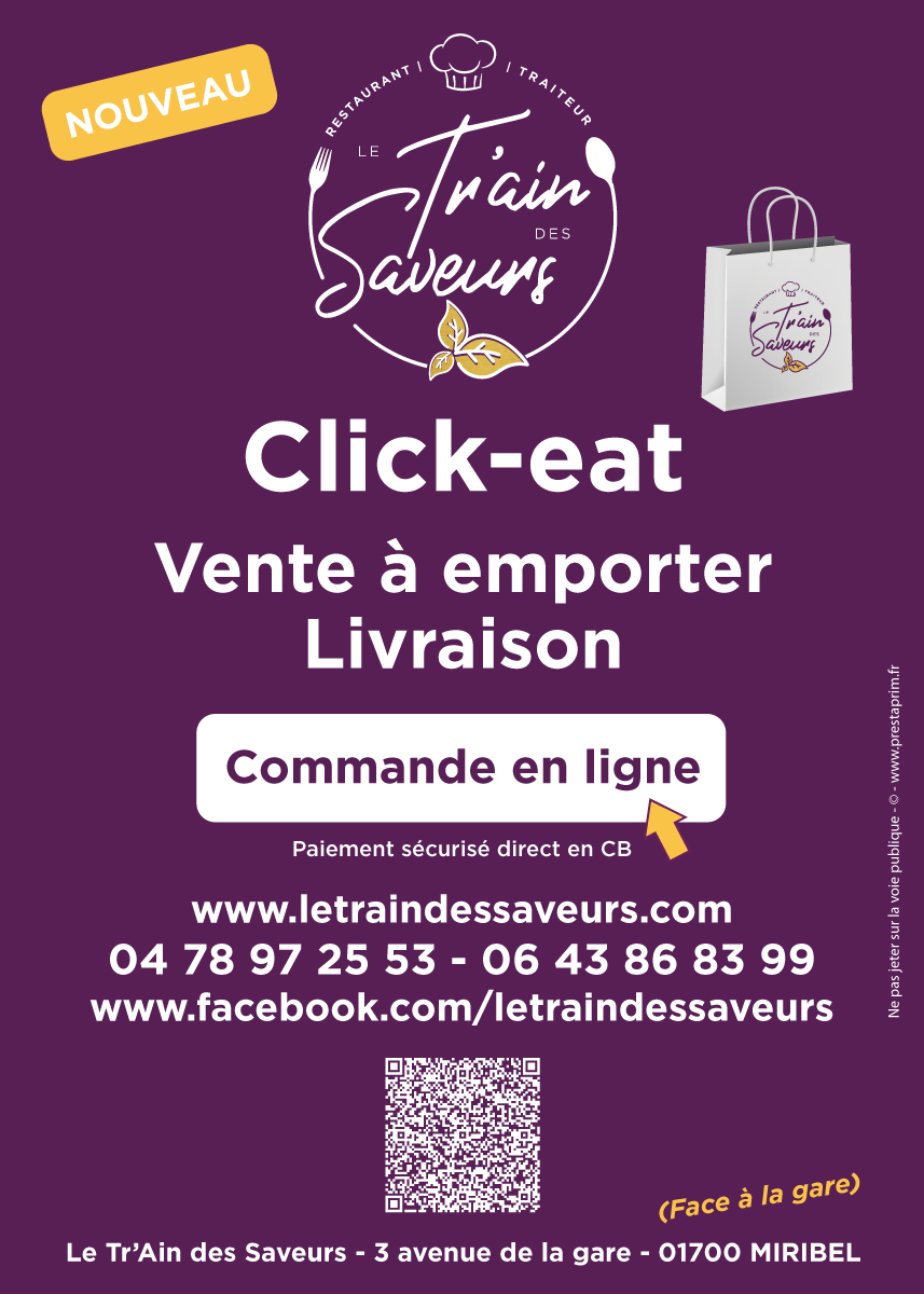 150x210mm FLYER LE TRAIN DES SAVEURS